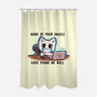 They Have Not Found Me Well-None-Polyester-Shower Curtain-TechraNova