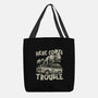 Here Comes Trouble-None-Basic Tote-Bag-momma_gorilla
