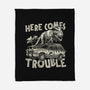 Here Comes Trouble-None-Fleece-Blanket-momma_gorilla
