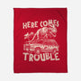 Here Comes Trouble-None-Fleece-Blanket-momma_gorilla
