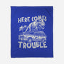 Here Comes Trouble-None-Fleece-Blanket-momma_gorilla