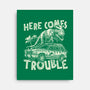 Here Comes Trouble-None-Stretched-Canvas-momma_gorilla