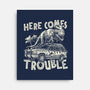 Here Comes Trouble-None-Stretched-Canvas-momma_gorilla