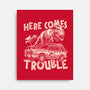 Here Comes Trouble-None-Stretched-Canvas-momma_gorilla
