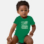 Here Comes Trouble-Baby-Basic-Onesie-momma_gorilla