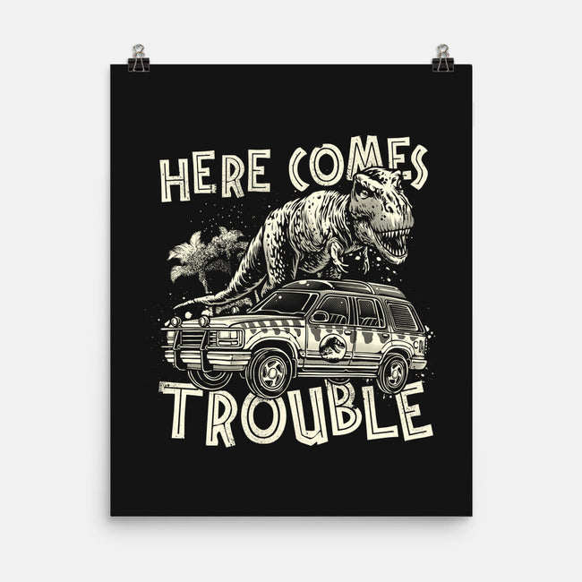 Here Comes Trouble-None-Matte-Poster-momma_gorilla