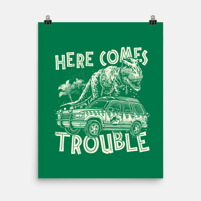 Here Comes Trouble-None-Matte-Poster-momma_gorilla