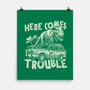 Here Comes Trouble-None-Matte-Poster-momma_gorilla