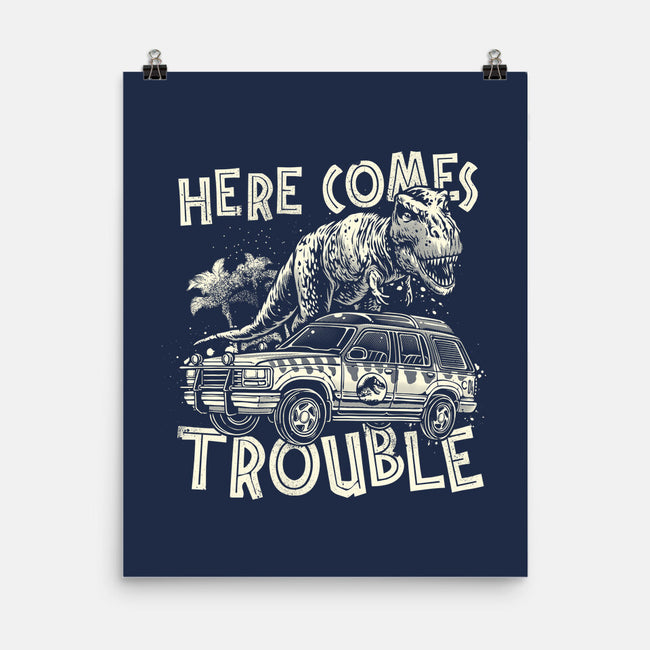 Here Comes Trouble-None-Matte-Poster-momma_gorilla
