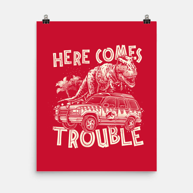 Here Comes Trouble-None-Matte-Poster-momma_gorilla