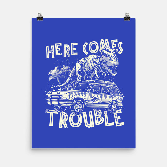 Here Comes Trouble-None-Matte-Poster-momma_gorilla