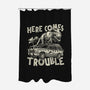 Here Comes Trouble-None-Polyester-Shower Curtain-momma_gorilla