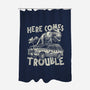 Here Comes Trouble-None-Polyester-Shower Curtain-momma_gorilla