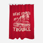 Here Comes Trouble-None-Polyester-Shower Curtain-momma_gorilla