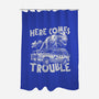 Here Comes Trouble-None-Polyester-Shower Curtain-momma_gorilla