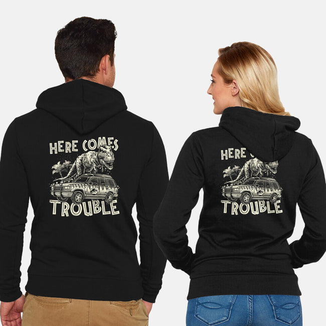 Here Comes Trouble-Unisex-Zip-Up-Sweatshirt-momma_gorilla
