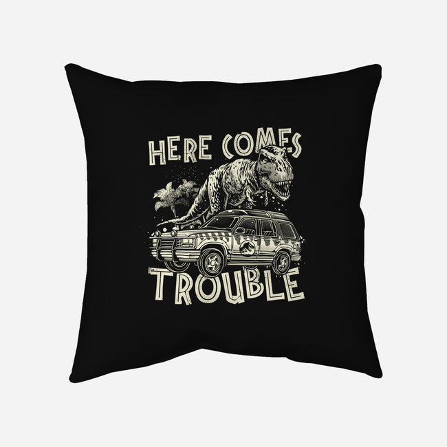 Here Comes Trouble-None-Removable Cover w Insert-Throw Pillow-momma_gorilla