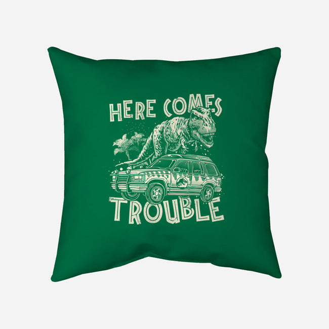 Here Comes Trouble-None-Removable Cover w Insert-Throw Pillow-momma_gorilla