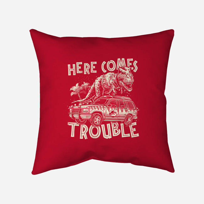 Here Comes Trouble-None-Removable Cover w Insert-Throw Pillow-momma_gorilla