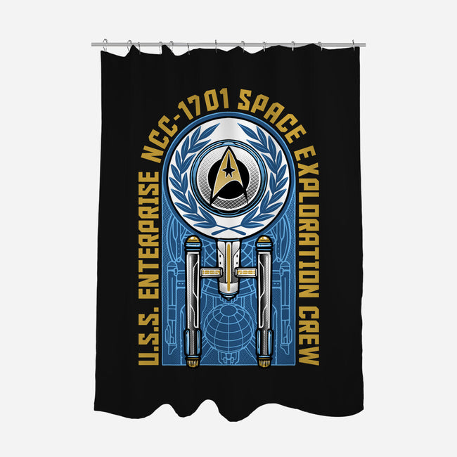 Space Exploration-None-Polyester-Shower Curtain-momma_gorilla