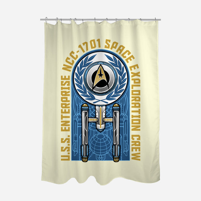 Space Exploration-None-Polyester-Shower Curtain-momma_gorilla