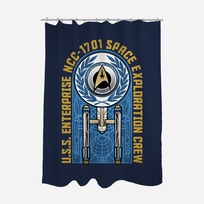 Space Exploration-None-Polyester-Shower Curtain-momma_gorilla