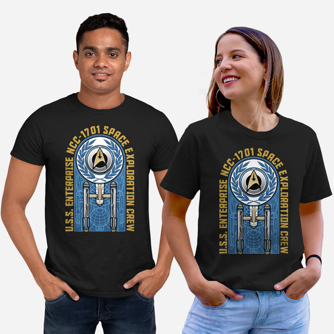 Space Exploration-Unisex-Basic-Tee-momma_gorilla