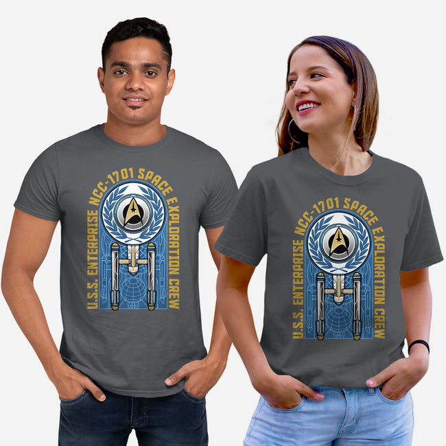 Space Exploration-Unisex-Basic-Tee-momma_gorilla