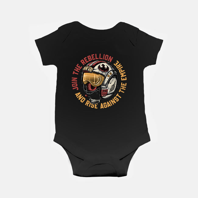 And Rise Against The Empire-Baby-Basic-Onesie-momma_gorilla