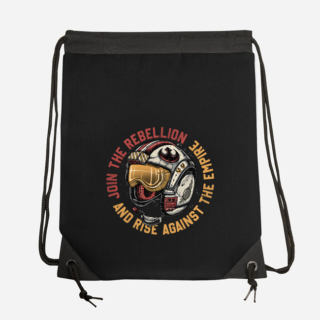 And Rise Against The Empire-None-Drawstring-Bag-momma_gorilla