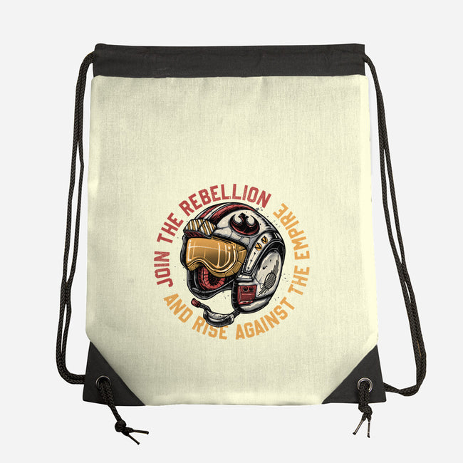 And Rise Against The Empire-None-Drawstring-Bag-momma_gorilla