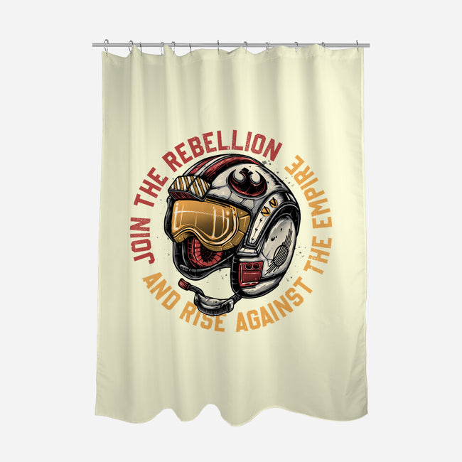 And Rise Against The Empire-None-Polyester-Shower Curtain-momma_gorilla