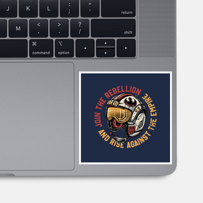 And Rise Against The Empire-None-Glossy-Sticker-momma_gorilla