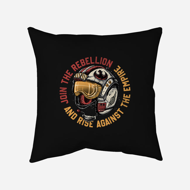 And Rise Against The Empire-None-Removable Cover w Insert-Throw Pillow-momma_gorilla