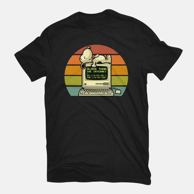Pre Internet Beagle-Unisex-Basic-Tee-erion_designs