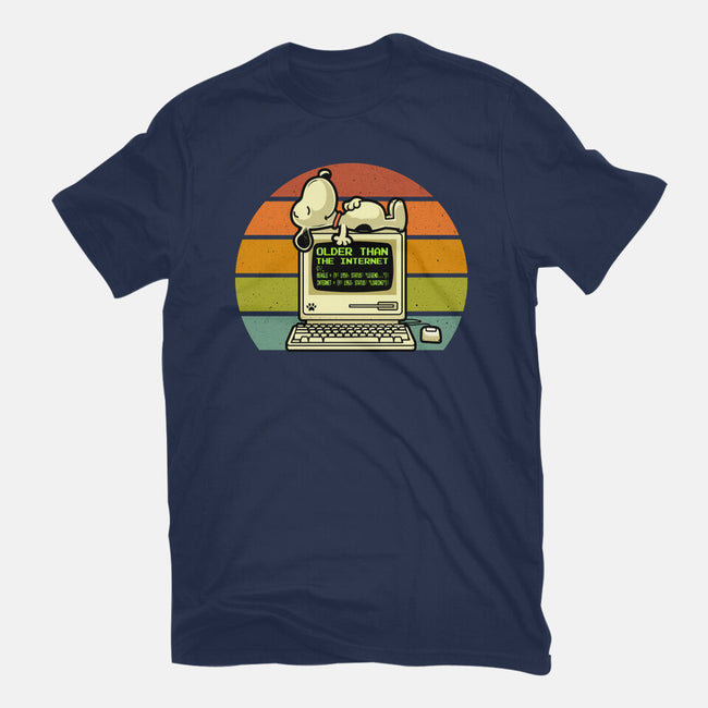 Pre Internet Beagle-Unisex-Basic-Tee-erion_designs