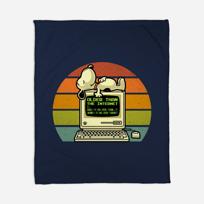 Pre Internet Beagle-None-Fleece-Blanket-erion_designs