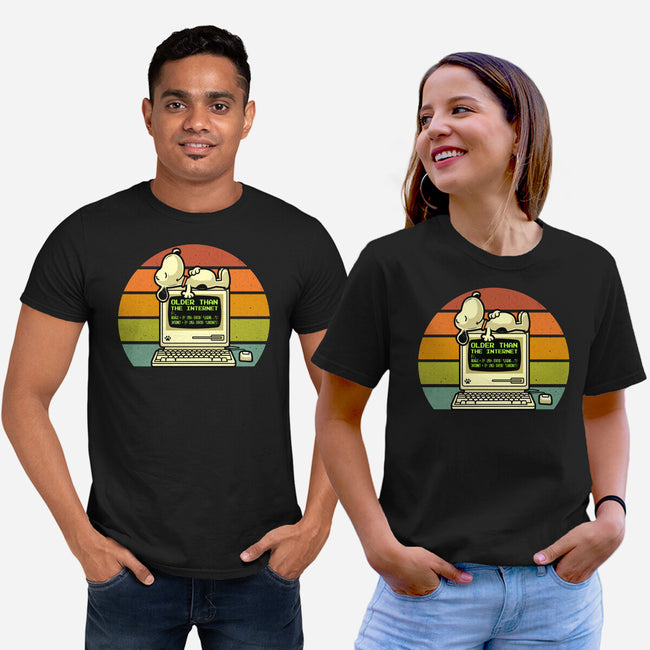 Pre Internet Beagle-Unisex-Basic-Tee-erion_designs