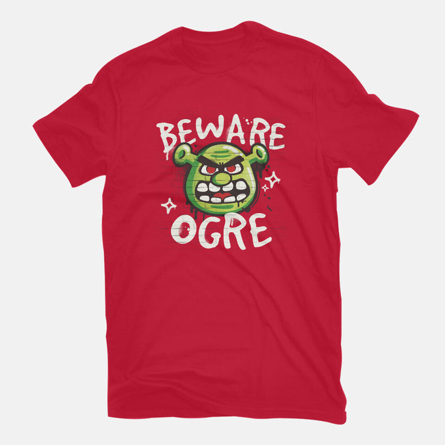 Beware Ogre-Unisex-Basic-Tee-NemiMakeit