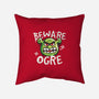 Beware Ogre-None-Removable Cover w Insert-Throw Pillow-NemiMakeit