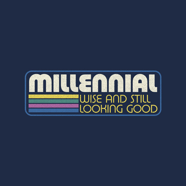 Millennial Vintage Quote-None-Drawstring-Bag-Studio Mootant