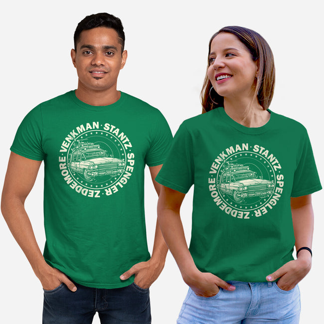 Bust Some Ghosts-Unisex-Basic-Tee-momma_gorilla