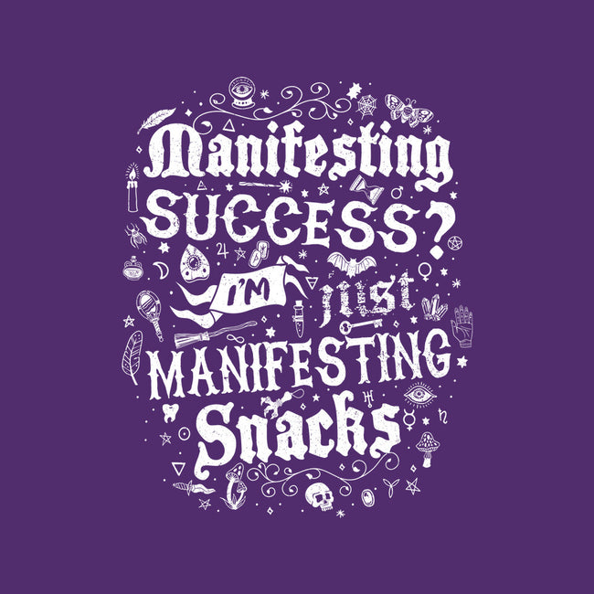 Manifesting Snacks-None-Removable Cover w Insert-Throw Pillow-Nemons