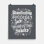Manifesting Snacks-None-Matte-Poster-Nemons