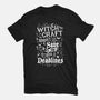 Witch Deadlines-Mens-Basic-Tee-Nemons