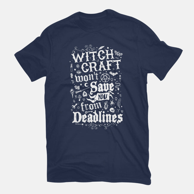 Witch Deadlines-Mens-Basic-Tee-Nemons