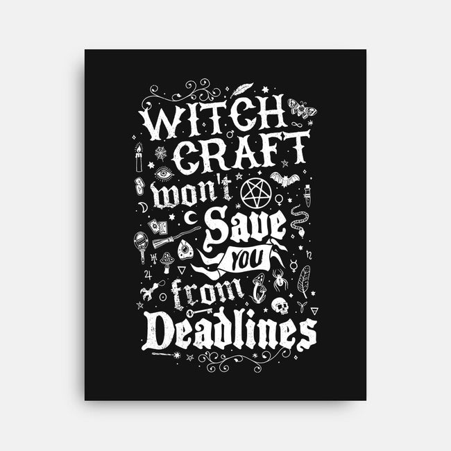 Witch Deadlines-None-Stretched-Canvas-Nemons