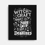 Witch Deadlines-None-Stretched-Canvas-Nemons