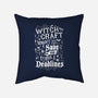 Witch Deadlines-None-Removable Cover w Insert-Throw Pillow-Nemons