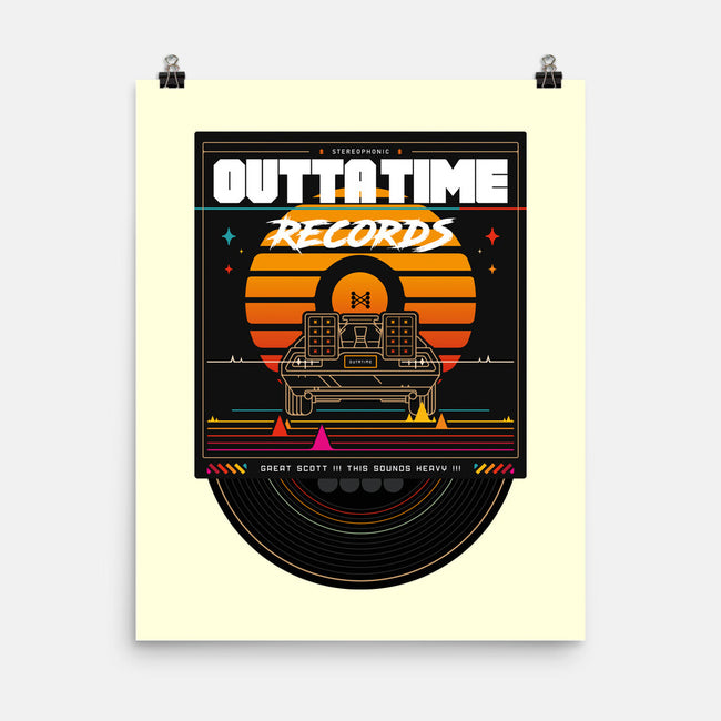 Outta Time Records-None-Matte-Poster-BadBox